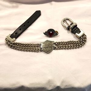 ❤️‍🔥 Harley Davidson Boot Strap & Collector Pin❤️‍🔥
